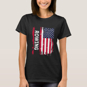 Roeien USA cadeau voor Amerikaanse roeiers T-shirt