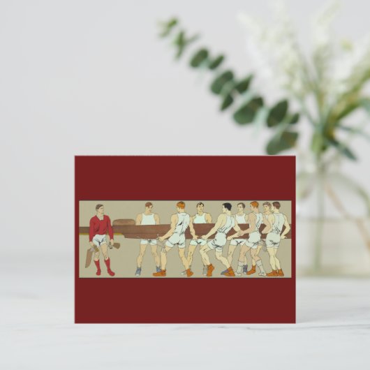 Roeiend personeel per Penfield Briefkaart (Staand voorkant)