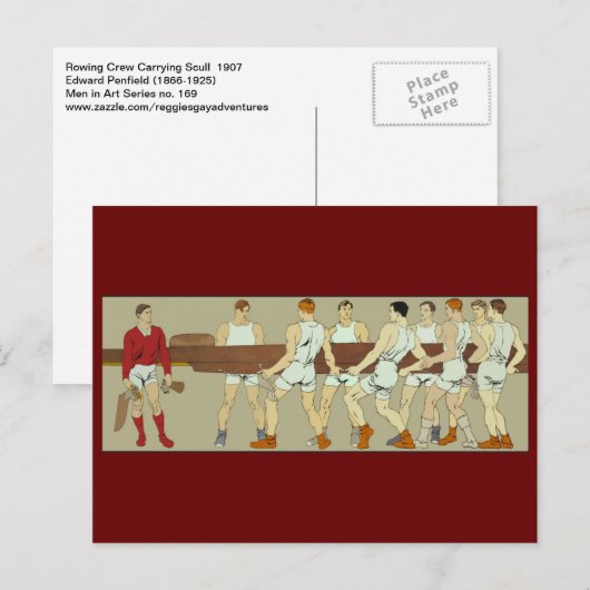 Roeiend personeel per Penfield Briefkaart (Voorkant / Achterkant)