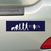 Roeiend personeel voor Mannen atleten Bumpersticker (Op auto)