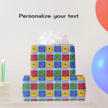 Roeiende aangepaste tekst vier iconen kleurrijk