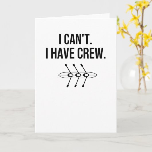 Roeiende cadeaus| Rowerroeibootteam Kaart (Gele Bloem)