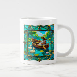Roeiende Dame Tranquility Grote Koffiekop