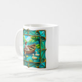 Roeiende Dame Tranquility Koffiemok (Voorkant links)