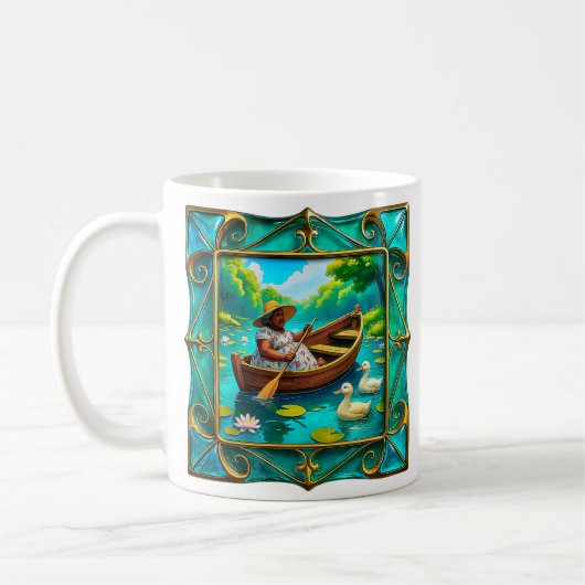 Roeiende Dame Tranquility Koffiemok (Links)