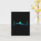 Roeiende hartslag kaart (Gele Bloem)