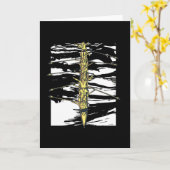 Roeiende mannen kaart (Gele Bloem)