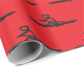 Roeiende Stickman Cadeaupapier (Rol Hoek)