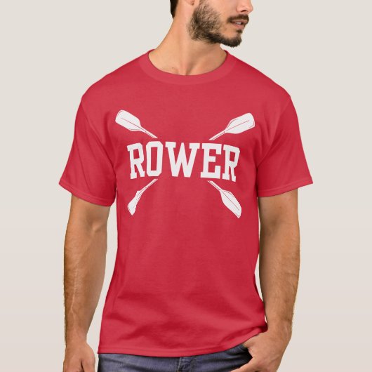 Roeier Bemanning Roeien Roeisport vintage T-shirt (Voorkant)