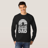 Roeier Vader Row - Boot gewoon een roeivader T-shirt (Voorkant volledig)