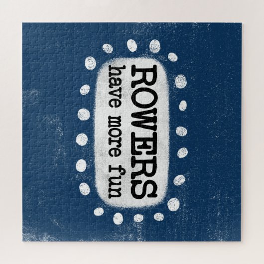 Roeiers hebben meer leuke puzzel legpuzzel (Horizontaal)