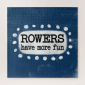 Roeiers hebben meer leuke puzzel legpuzzel (Verticaal)