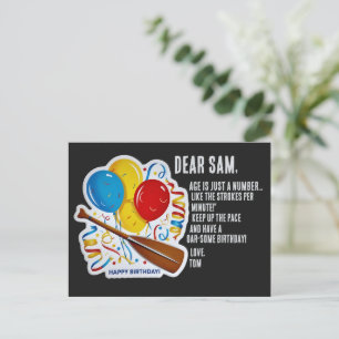Roeiers Verjaardagsgenoegen: Oar-esome Viering Briefkaart