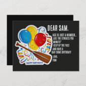 Roeiers Verjaardagsvreugde: Riem-waardige Viering Briefkaart (Voorkant / Achterkant)