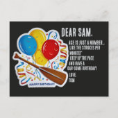 Roeiers Verjaardagsvreugde: Riem-waardige Viering Briefkaart (Voorkant)