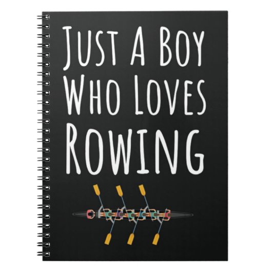 Roeigeschenken voor Jongens Roeier voor Kinderen Notitieboek (Voorkant)