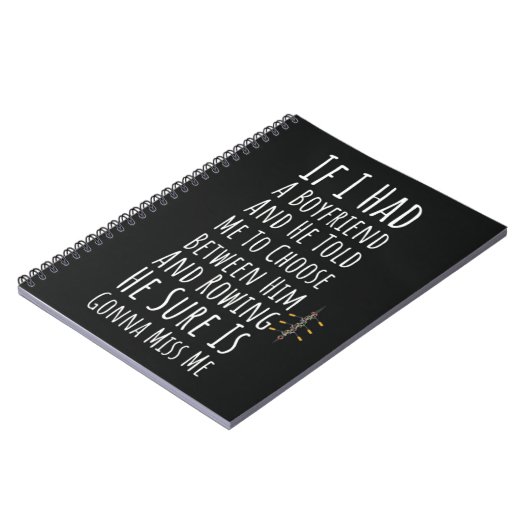 Roeigeschenken voor Vrouw Rowers Women Crew Girl Notitieboek (Linkerzijde)