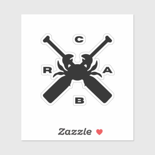 Roeikrab Sticker (Vel)