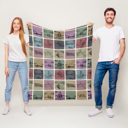 Roeiliefhebber Deken Gift Gezellige Gooi voor Roei (In situ)