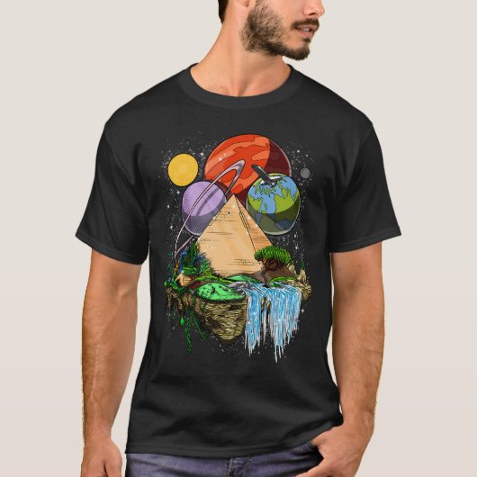 Roeimese Egyptische Piramides T-shirt (Voorkant)
