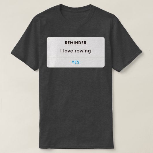 roeiminwerend grappige rokerij 1 t-shirt (Design voorkant)