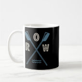 Roeiploeg Stuurman Roeier Retro Boot Peddel S Koffiemok (Links)