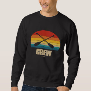 Roeiploeg voor roeier retro stijl 1 trui