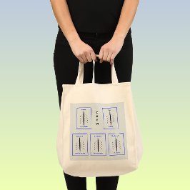 Roeiposities van de bemanning tote bag