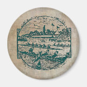 roeiscène magneet (Voorkant)