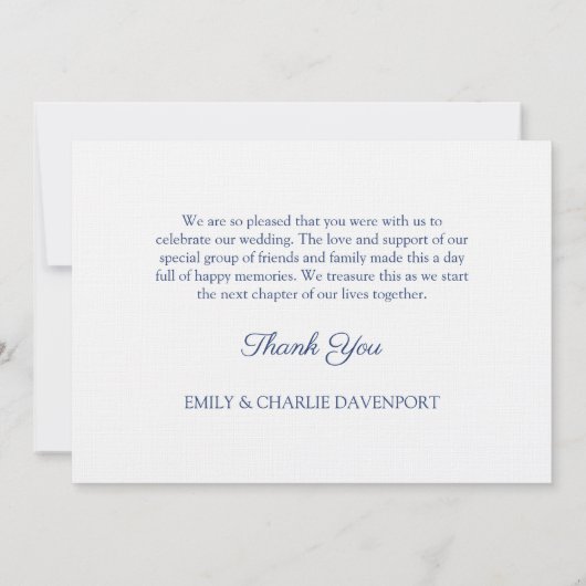 Roeispanen initials bedankkaart (Achterkant)