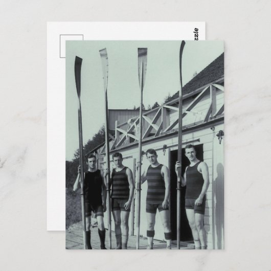 roeiteam briefkaart (Voorkant / Achterkant)