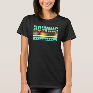 Roeiteam Retro Art Coxswain Sculling Row T-shirt