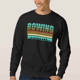 Roeiteam Retro Art Coxswain Sculling Row Trui