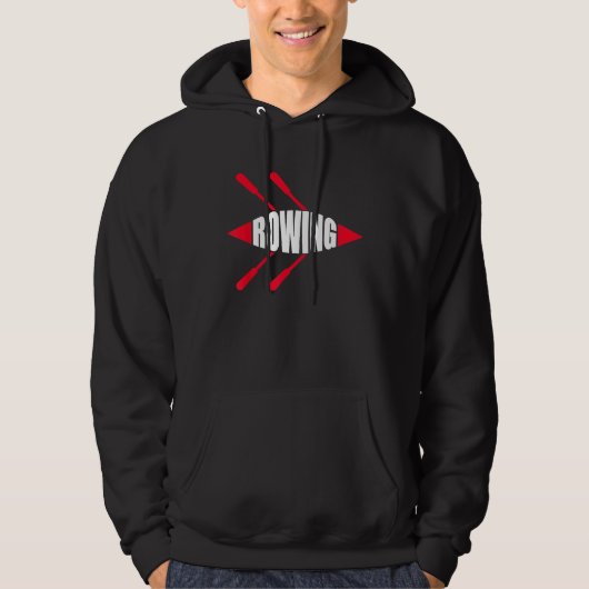Roeiteam Roeiers Boot Sport Cadeau  7 Hoodie (Voorkant)