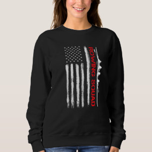 Roeiteam USA Amerikaanse Vlag Roei Bemanning Boot Trui