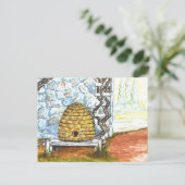 roekeloos briefkaart (Staand voorkant)