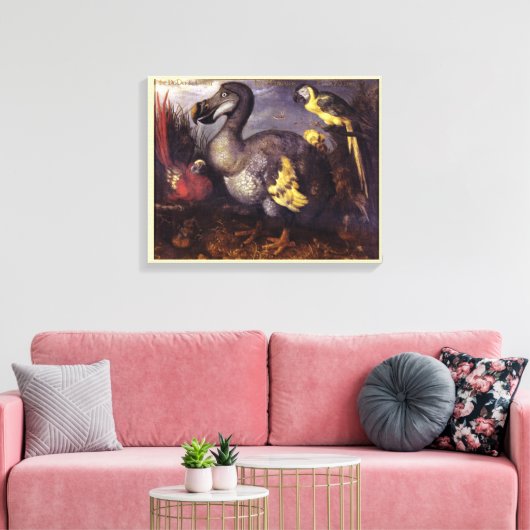 Roelant Savery Saverys Dodo Canvas Afdruk (Insitu (Woonkamer))