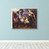 Roelant Savery Saverys Dodo Canvas Afdruk (Insitu (Houten vloer))