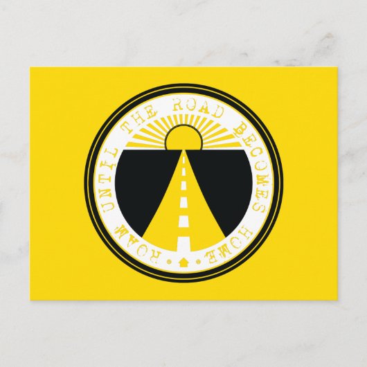 roem tot de weg thuiskomt briefkaart (Voorkant)