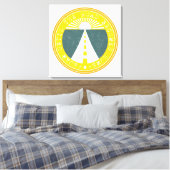 roem tot de weg thuiskomt canvas afdruk (Insitu (Slaapkamer))