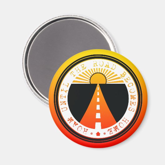 roem tot de weg thuiskomt magneet (Voorkant / Achterkant)