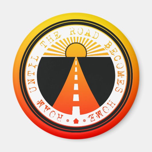 roem tot de weg thuiskomt magneet (Voorkant)