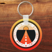 roem tot de weg thuiskomt sleutelhanger (Voorkant)