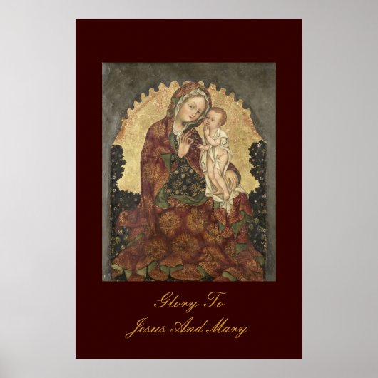 roem voor Jezus en Mary Poster (Voorkant)