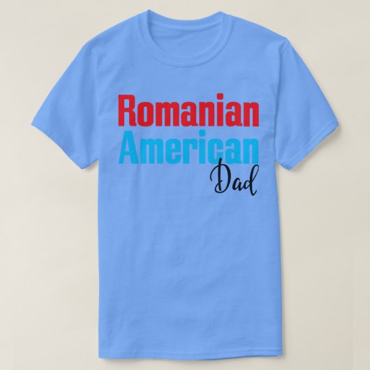 Roemeens Amerikaans Pap 2 T-shirt (Design voorkant)