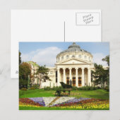 Roemeens Atheneum Briefkaart (Voorkant / Achterkant)