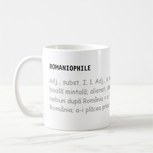 Roemeens - Beverage Koffiemok (Links)