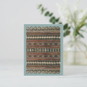  Roemeens borduurwerk, traditioneel ontwerp Briefkaart (Staand voorkant)