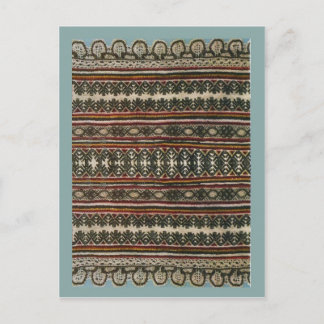  Roemeens borduurwerk, traditioneel ontwerp Briefkaart