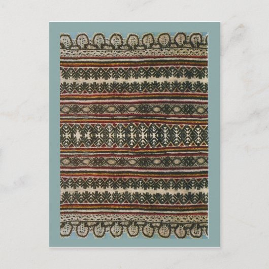  Roemeens borduurwerk, traditioneel ontwerp Briefkaart (Voorkant)